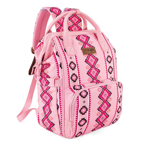 Wrangler Pink Large Multi-Use Backpack or Baby Travel Bag *Brand NEW in Box* - Picture 2 of 8
